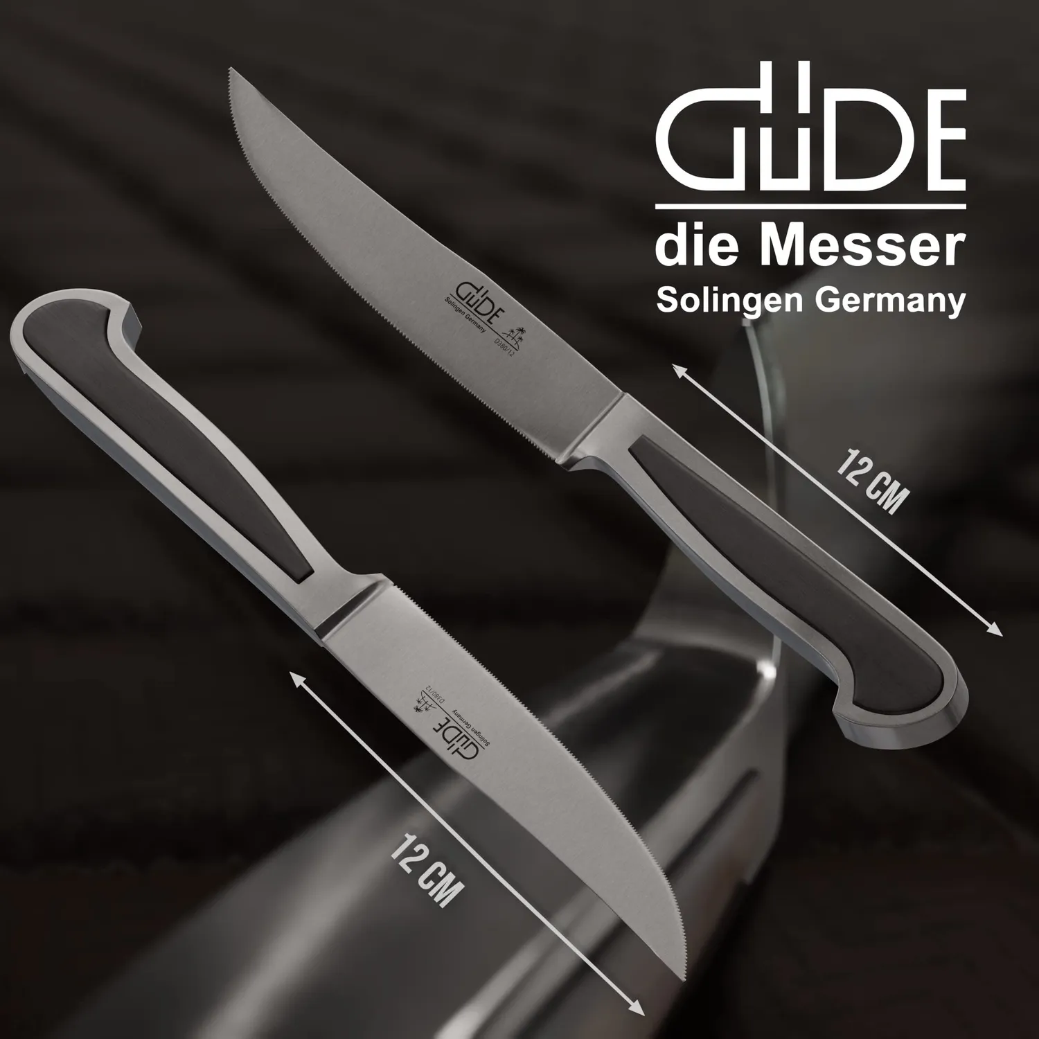 Güde Delta Porterhouse coltello bistecca 12 cm grenadilla forgiato