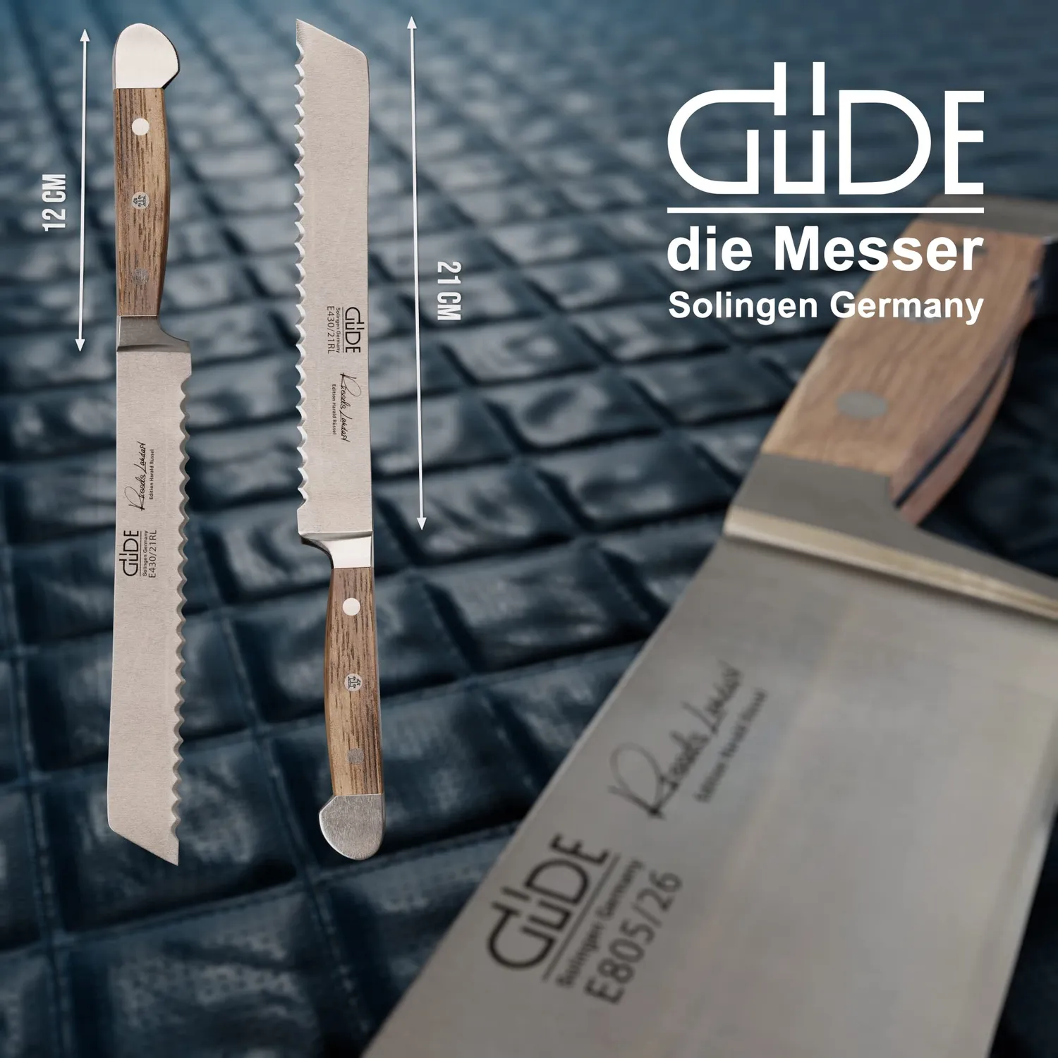 Güde Alpha Fasseiche coltello pane 21 cm quercia botte