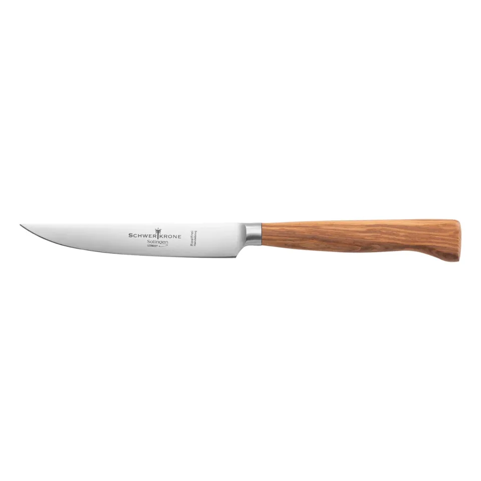 Schwertkrone coltello multiuso 12 cm ulivo forgiato