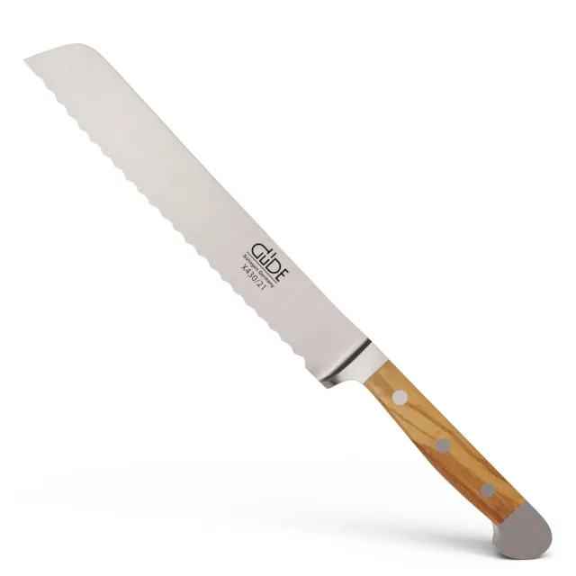 Güde Alpha Olive Coltello Pane 21 cm Ulivo
