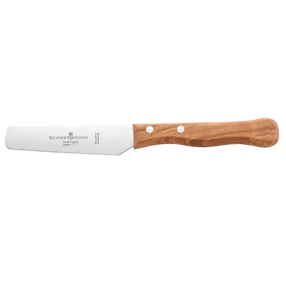 Schwertkrone Olive Classic Coltello Burro 9 cm Seghettato
