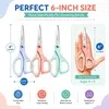 LIVINGO Forbici Bambini 6 Pollici Punta Appuntita Inox