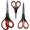 LIVINGO forbici multiuso 5” 7” 8” set 3 pezzi titanio