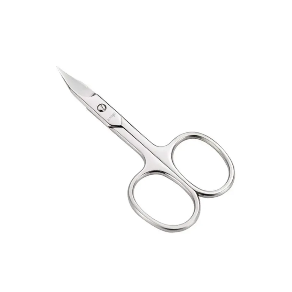 LIVINGO Forbici Unghie Curve 3,5" Oro con Astuccio