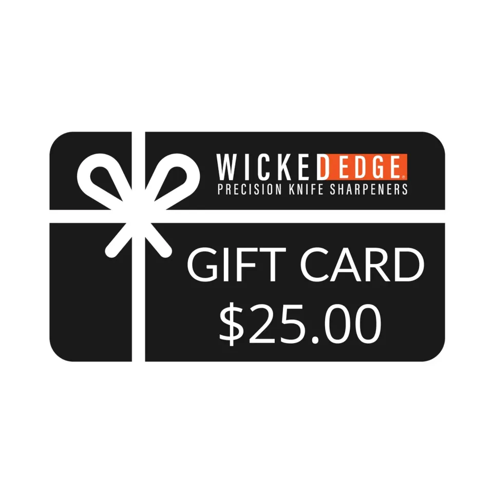 Wicked Edge gift card buono regalo email affilatura