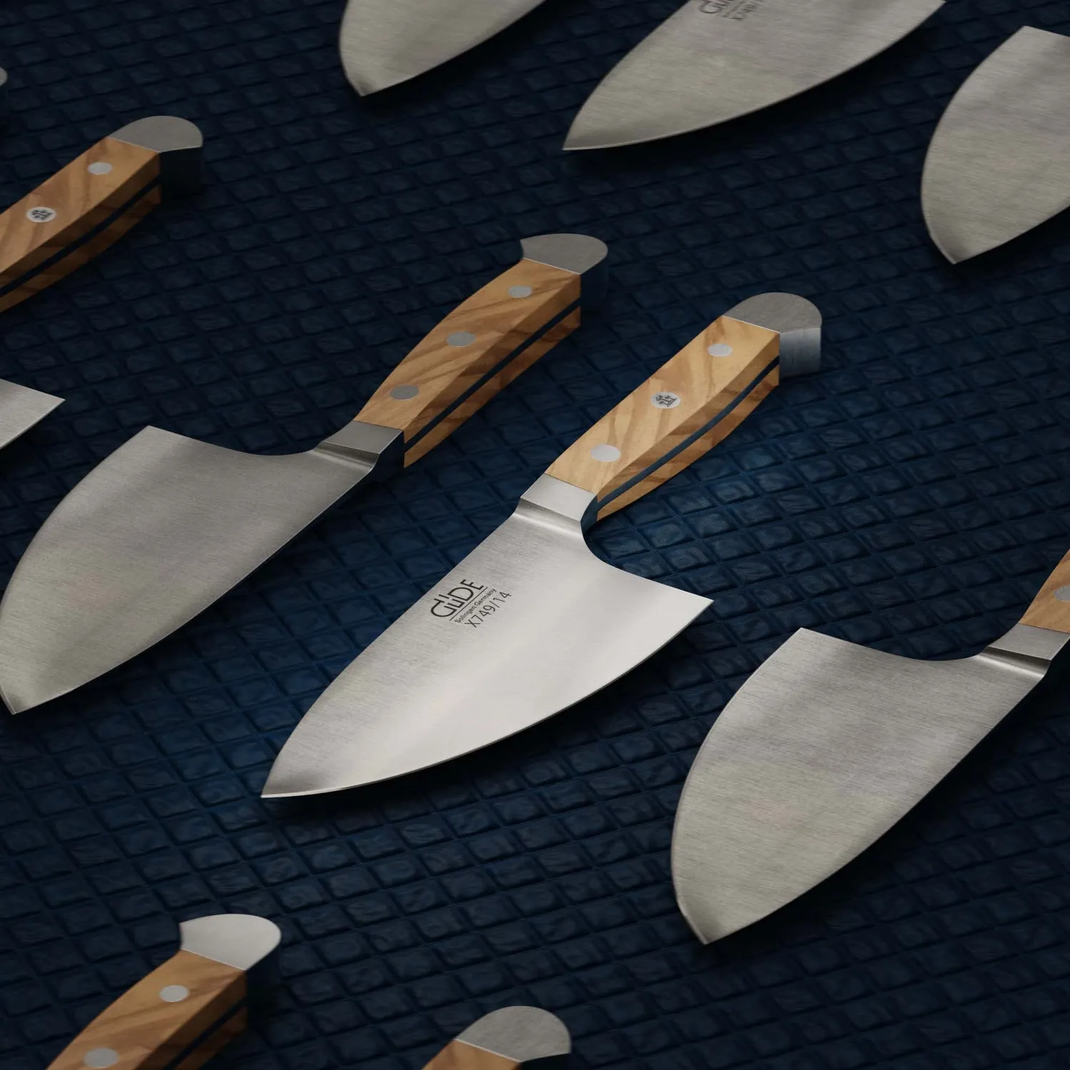 Güde Alpha-Olive Shark coltello erbe 14 cm ulivo
