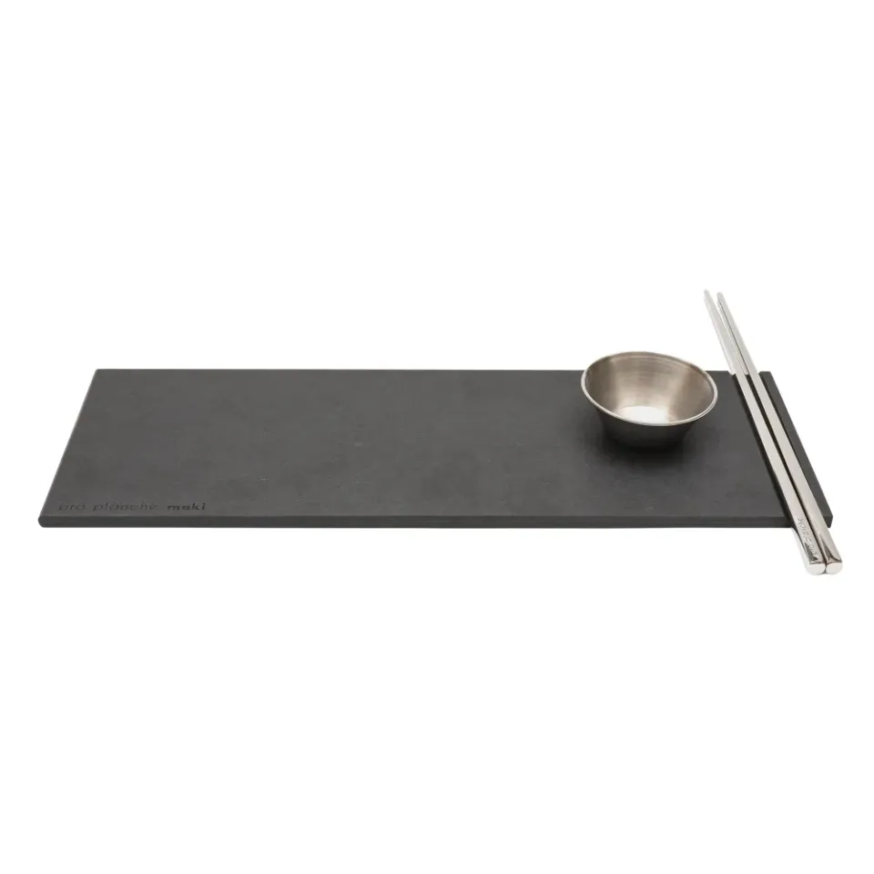 Pro Planche Maki Tagliere Sushi con Bacchette Metallo
