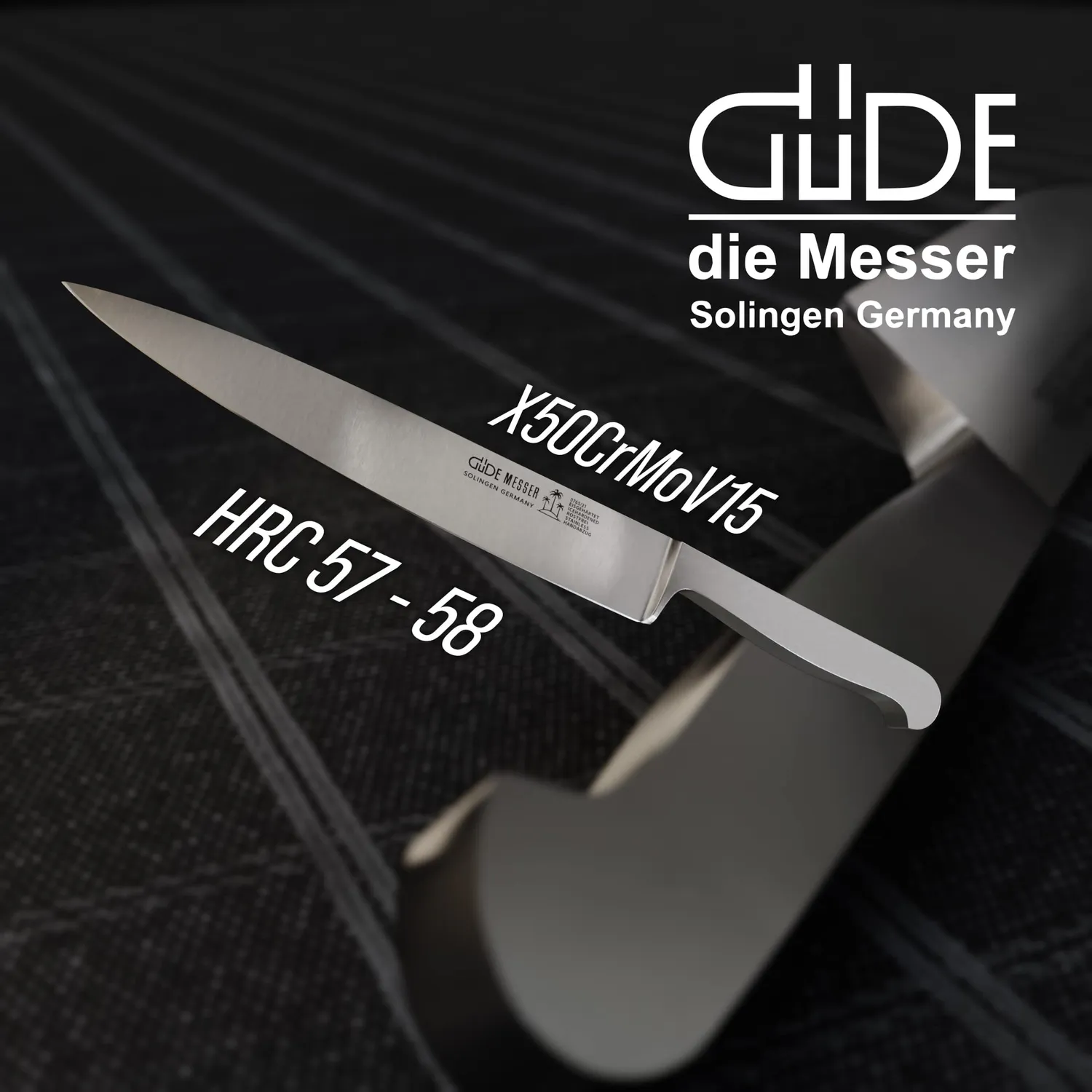 Güde Kappa coltello prosciutto 21 cm acciaio