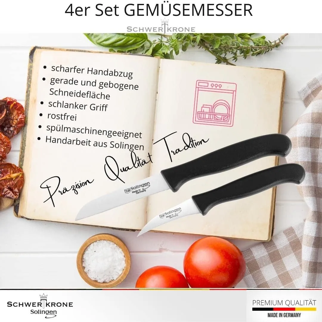 Schwertkrone 1060-4 spelucchini set 4 pezzi inox