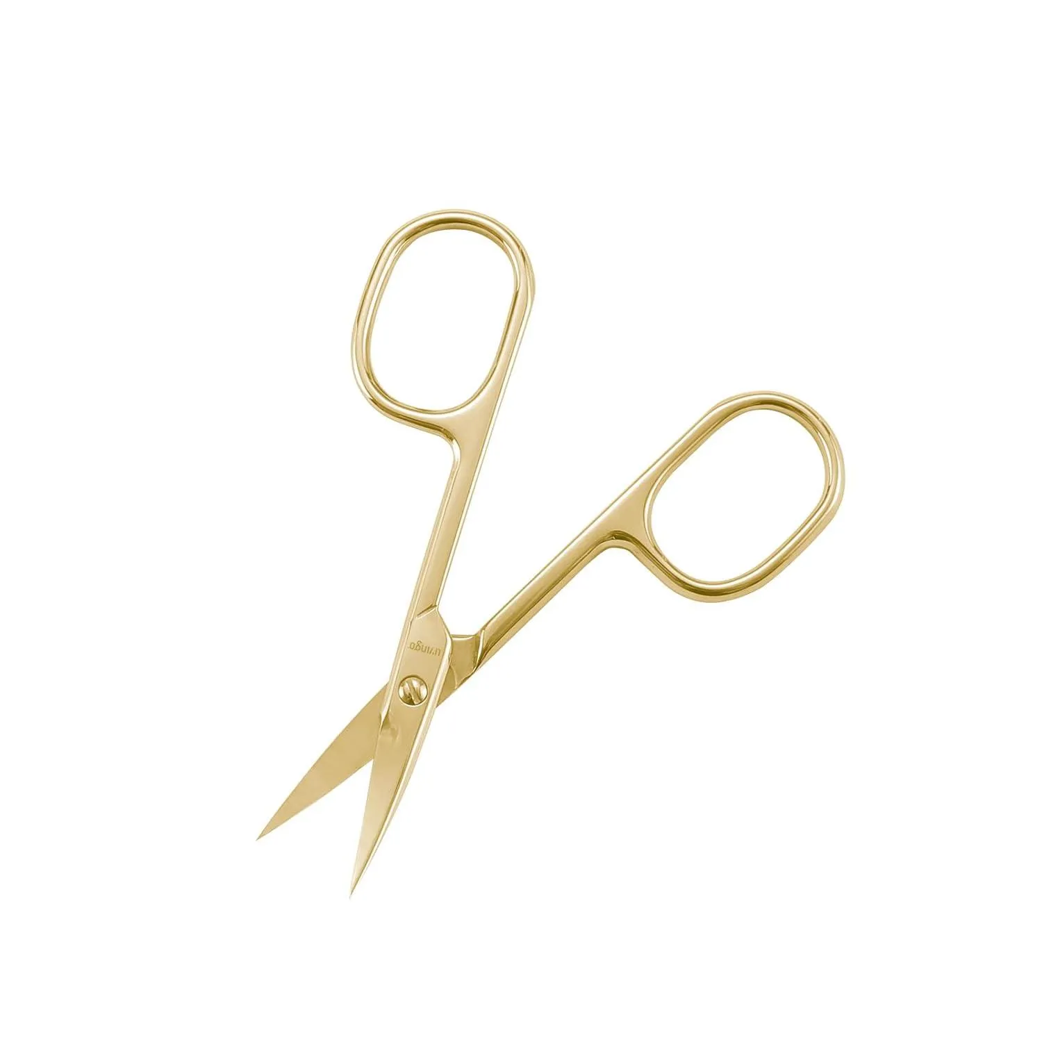 LIVINGO 82G Forbicine Unghie Curve Oro con Astuccio