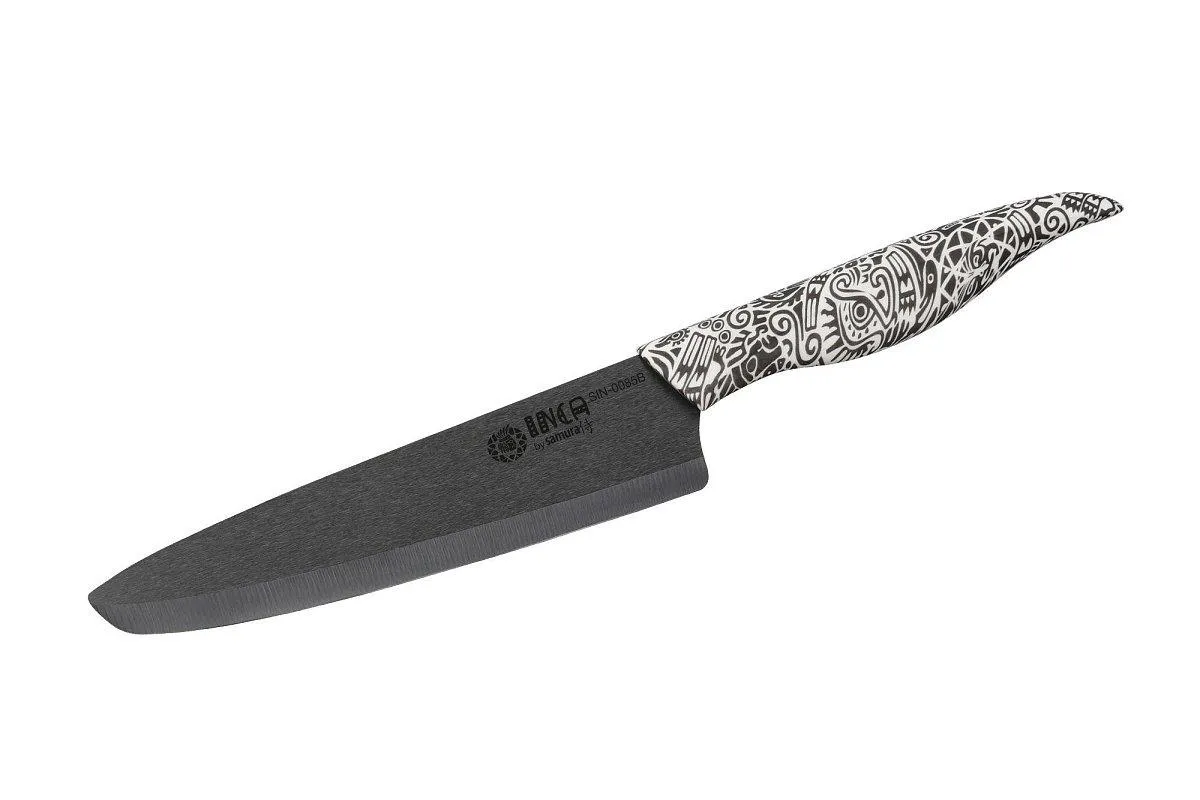 Samura Inca SIN-0220B set coltelli 3 pezzi ceramica nera