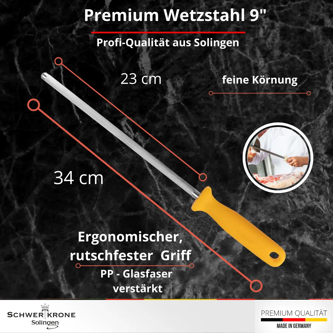 Schwertkrone MS01102 acciarino giallo 34 cm