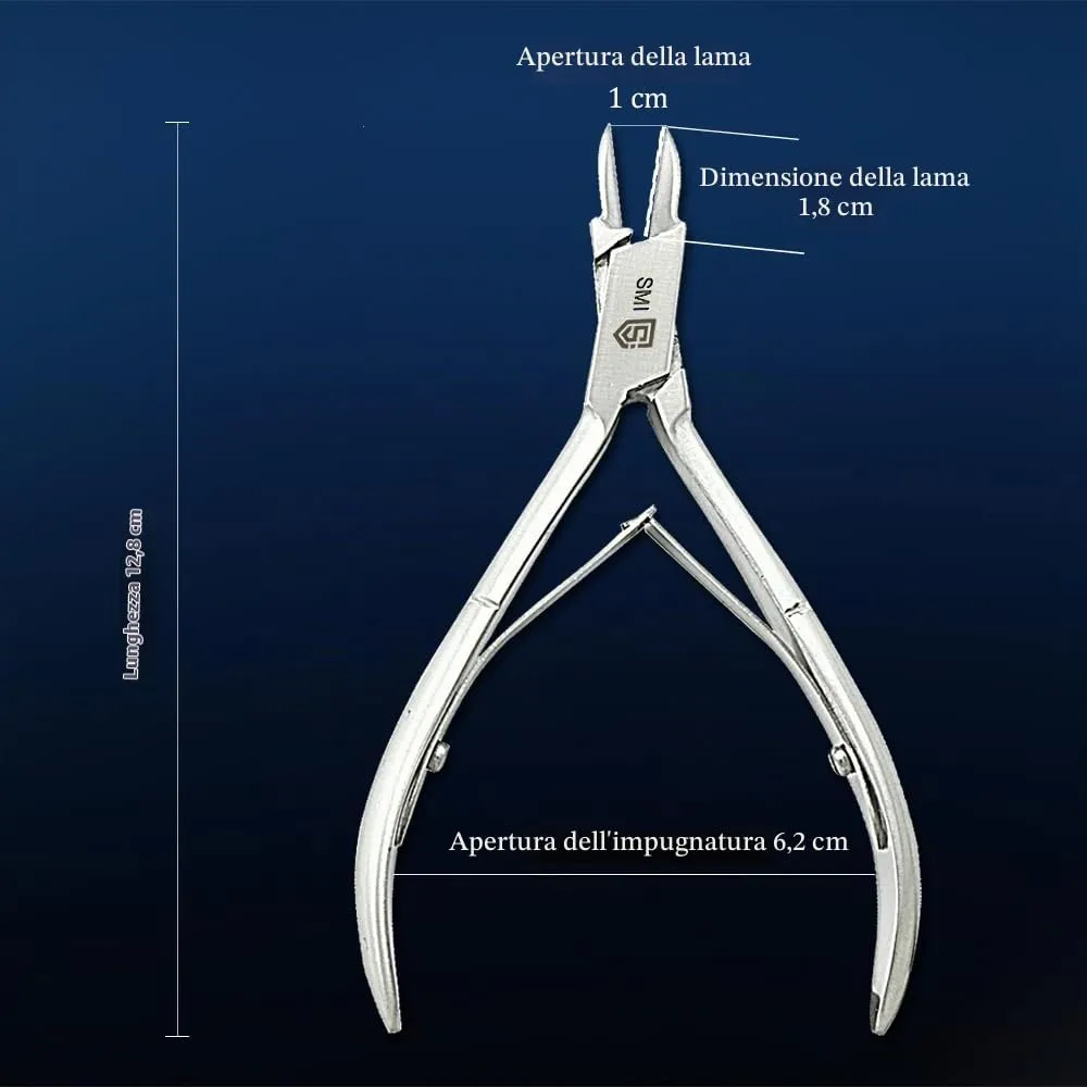 SMI Tronchesino 12,7 cm tagliaunghie precisione punta fine acciaio