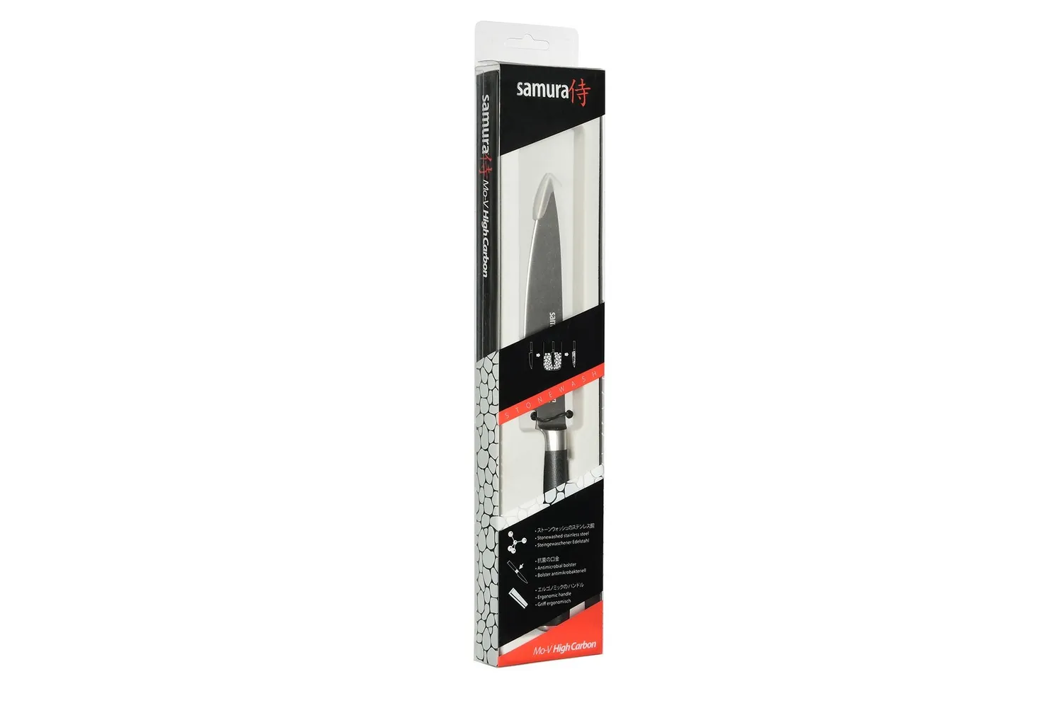 Samura Mo-V Stonewash Utility coltello frutta 125 mm