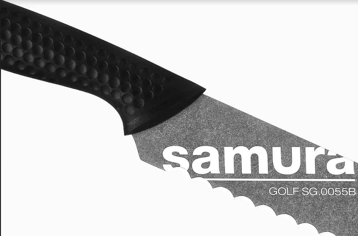 Samura Golf Stonewash SG-0055B coltello pane 230 mm seghettato