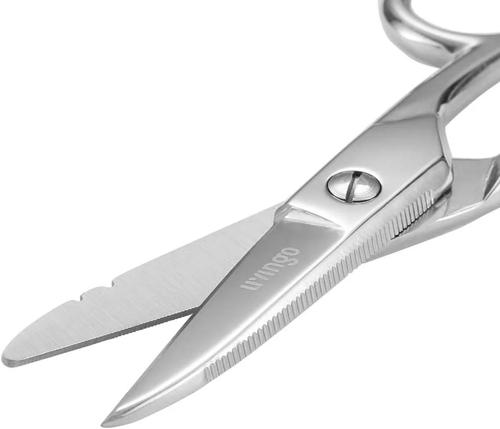 LIVINGO Forbici Elettricista 5,5" Spellafili Dentata