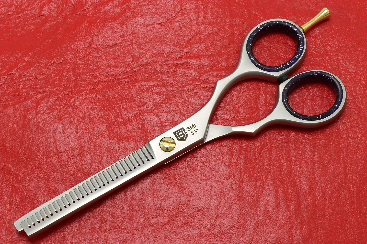 SMI Forbici Sfoltire Capelli 5,5" Acciaio Inox Dentata