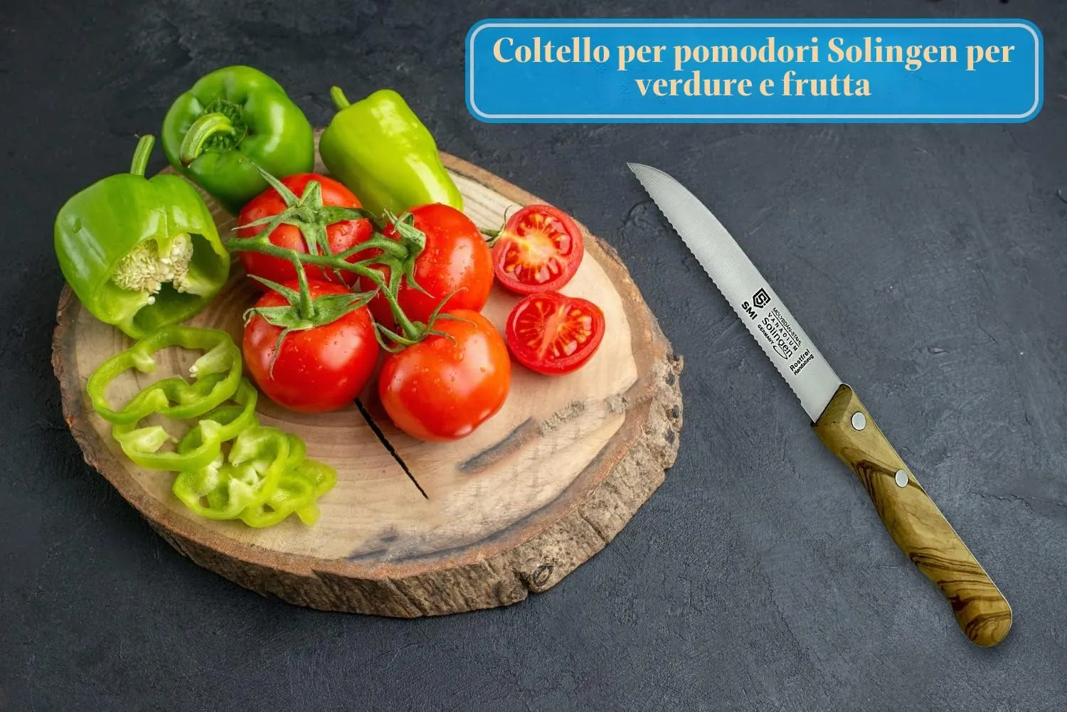 SMI spelucchino seghettato ulivo 9 cm frutta