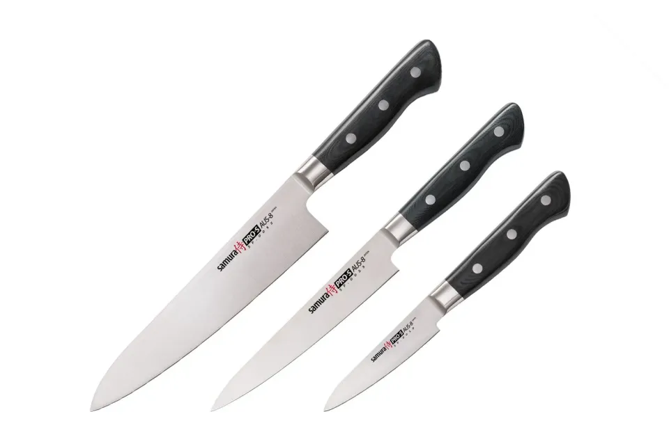 Samura Pro-S set coltelli 3 pezzi AUS-8