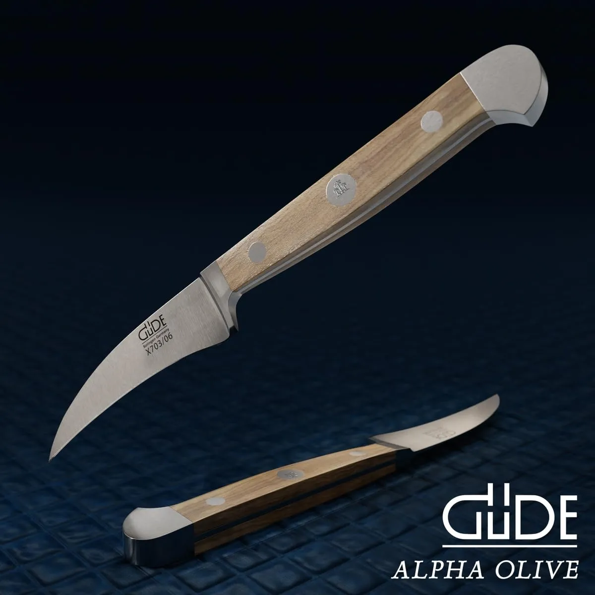 Güde Alpha Olive Spelucchino Curvo 6 cm Ulivo
