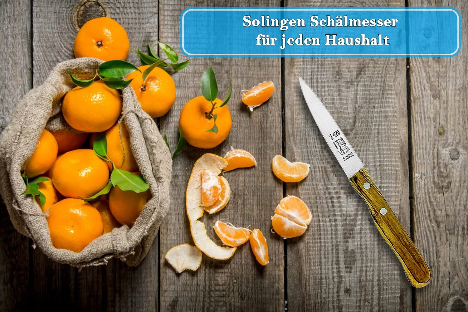 SMI Spelucchino Solingen 9,8 cm Legno Ulivo Dritto