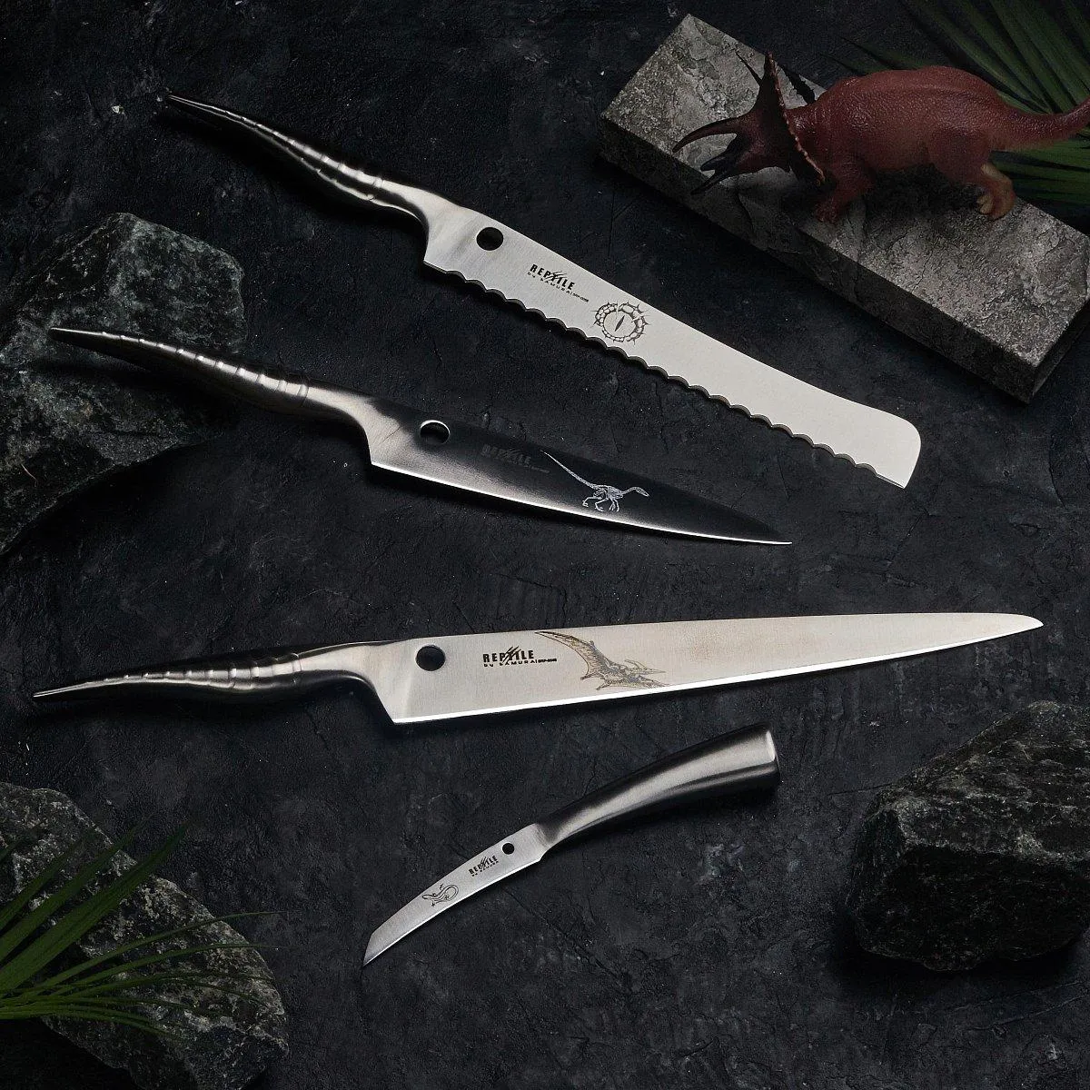 Samura Reptile SRP-0230G set coltelli 3 pezzi AUS-10