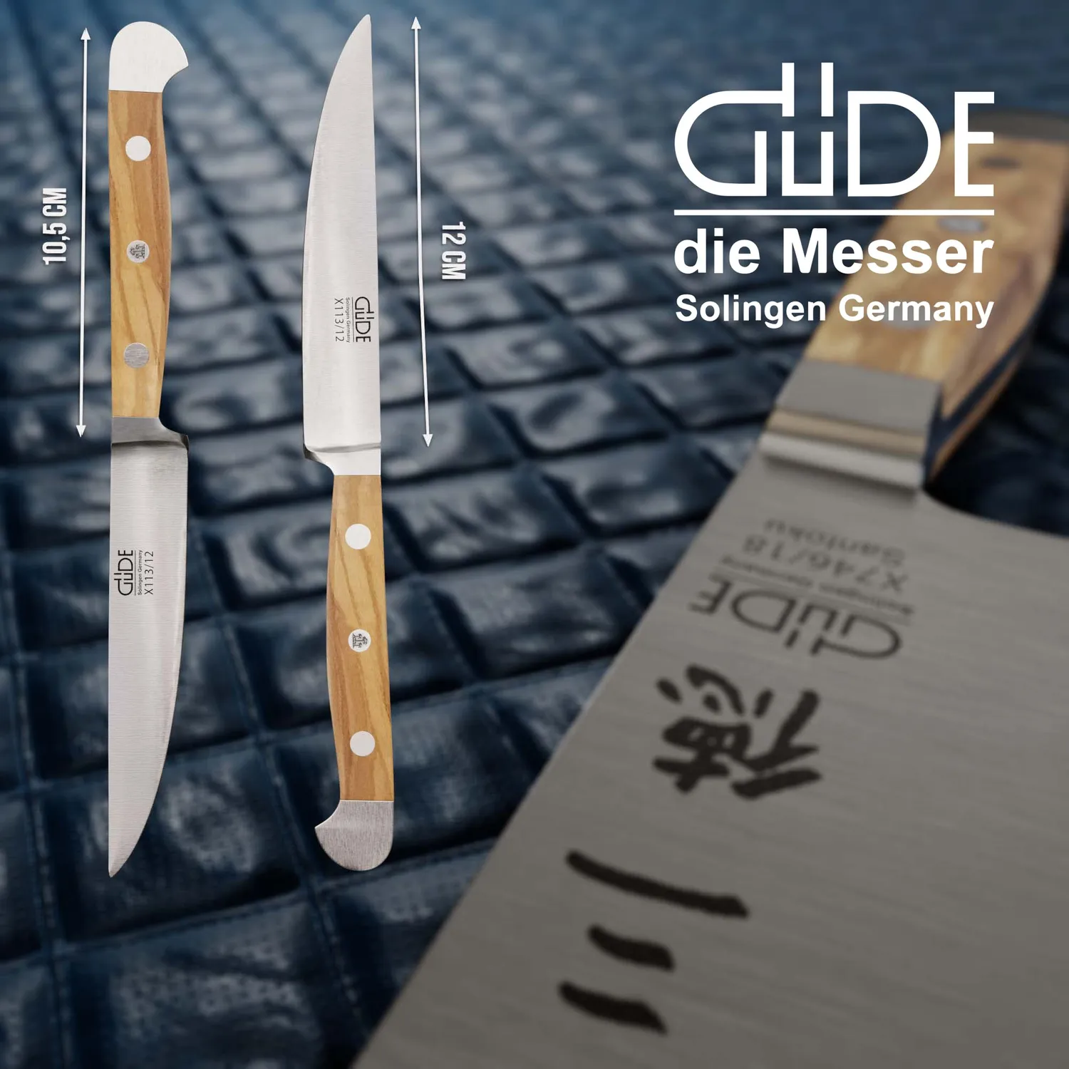 Güde Alpha Olive coltello bistecca 12 cm ulivo forgiato