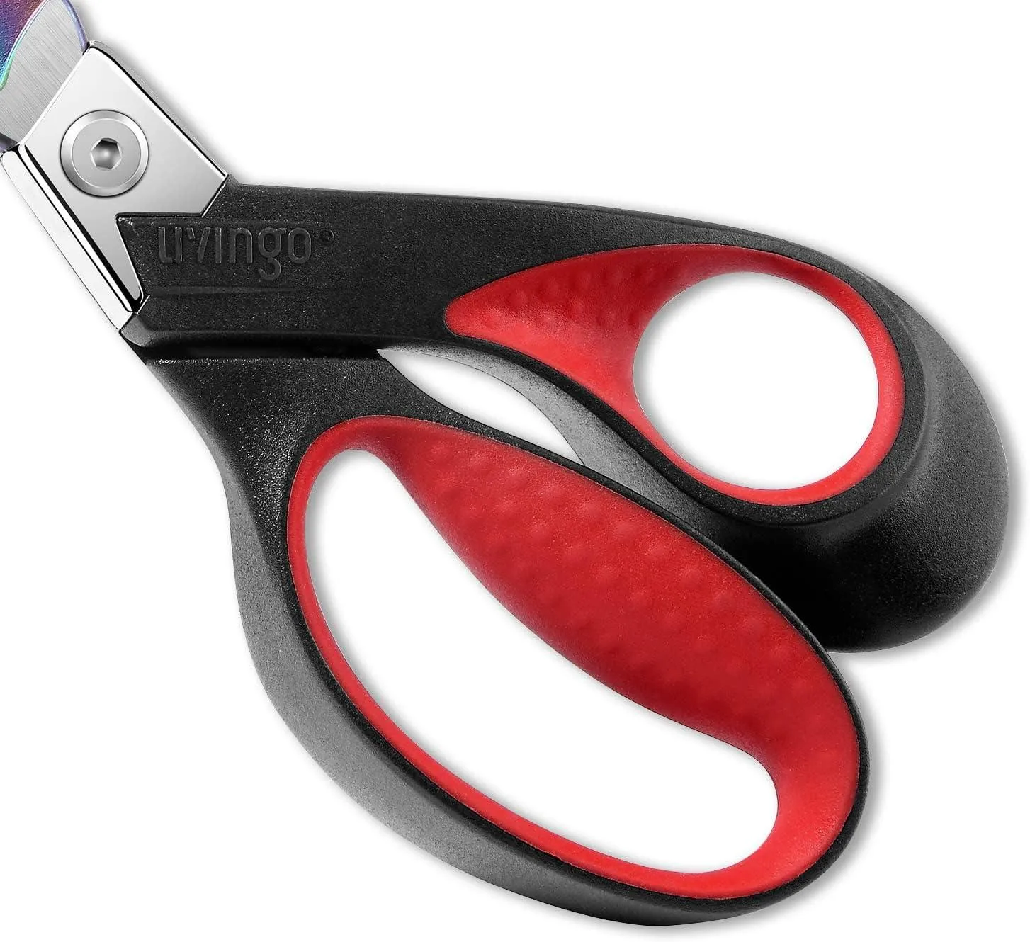 LIVINGO forbici heavy duty 9” professionali rosse titanio
