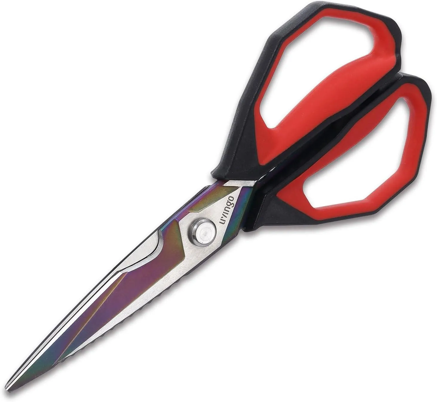 LIVINGO Heavy Duty Forbici Cucina 9,5 Pollici Titanio