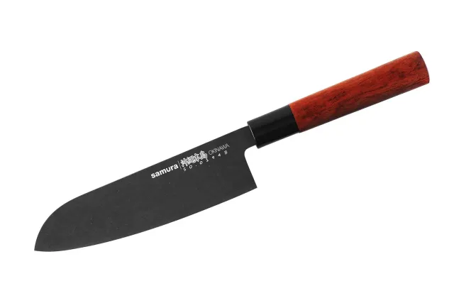 Samura Okinawa SO-0194B coltello santoku 175 mm legno