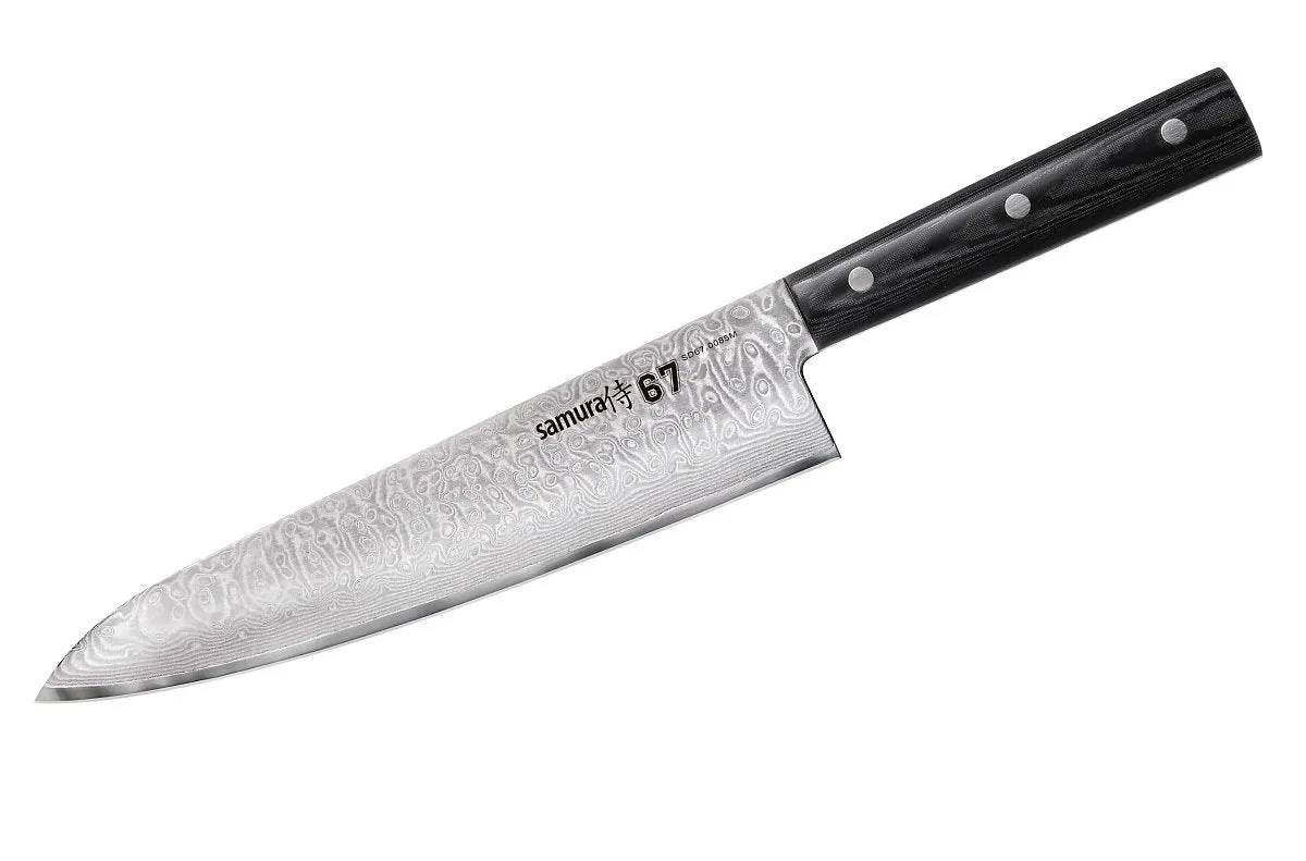 Samura 67 Damascus SD67-0220M set 3 coltelli damasco