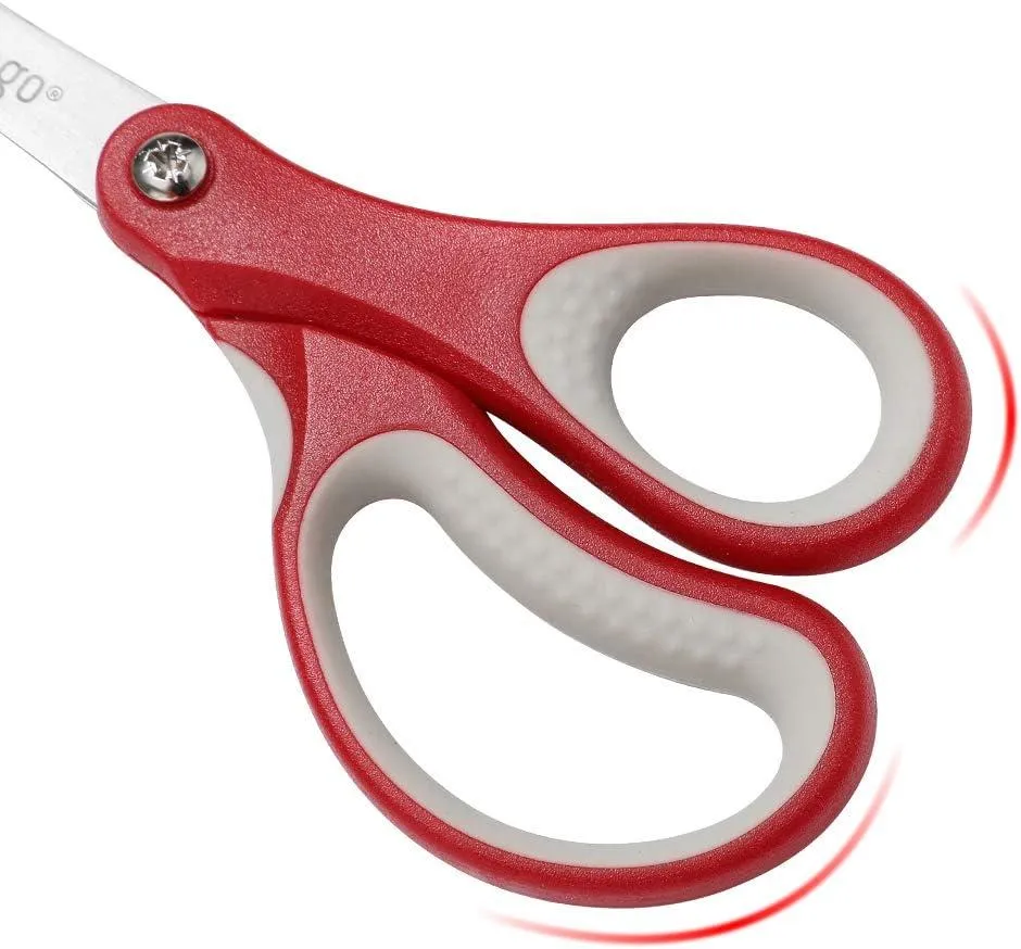 LIVINGO Forbici Bambini 5" Punta Arrotondata 3 Pezzi Sicure