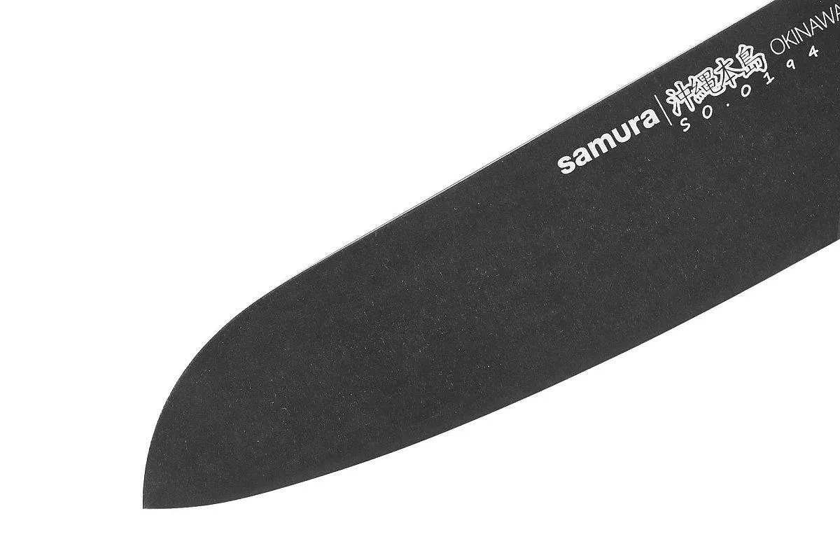 Samura Okinawa SO-0194B coltello santoku 175 mm legno
