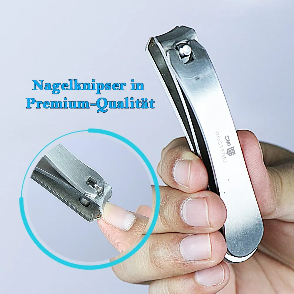 SMI Tagliaunghie Professionale 8,3 cm Curvo Inox