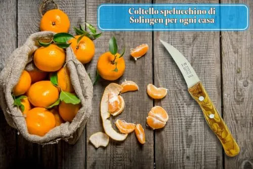 SMI Spelucchino Curvo 6 cm Ulivo Sbuccia Frutta Solingen