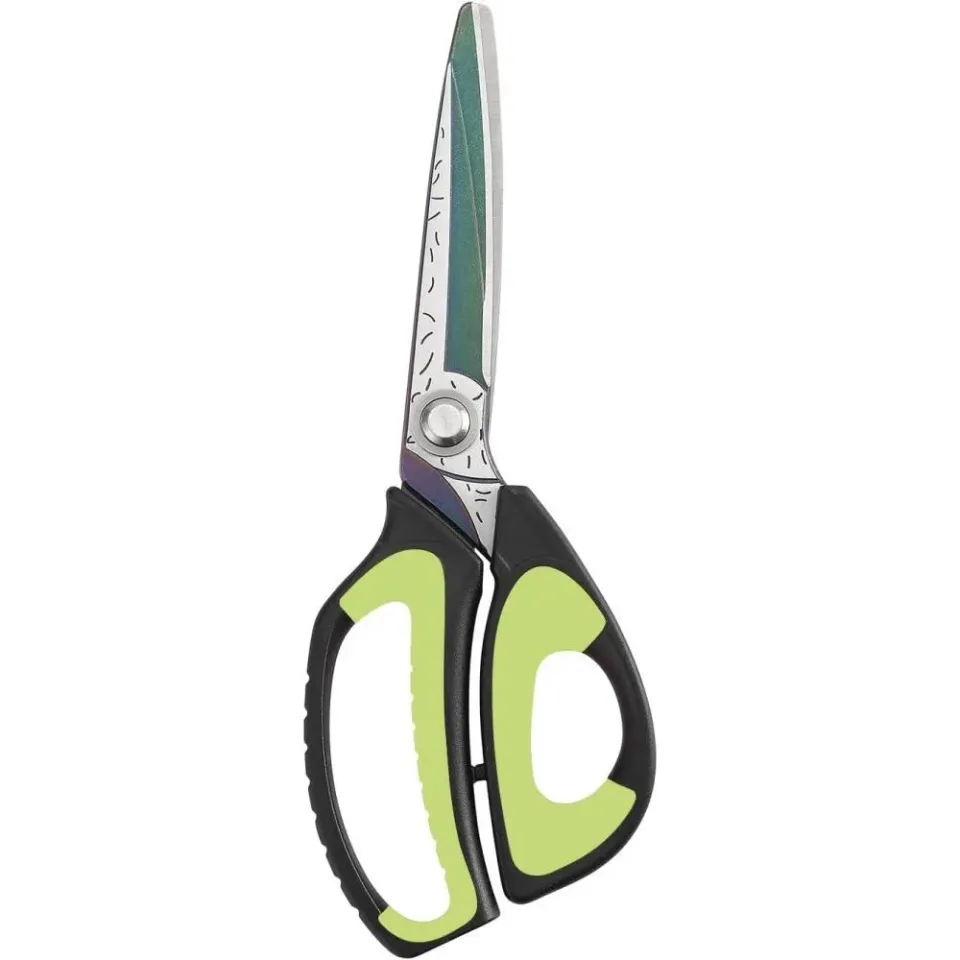 LIVINGO forbici heavy duty 10 pollici titanio rosso nero
