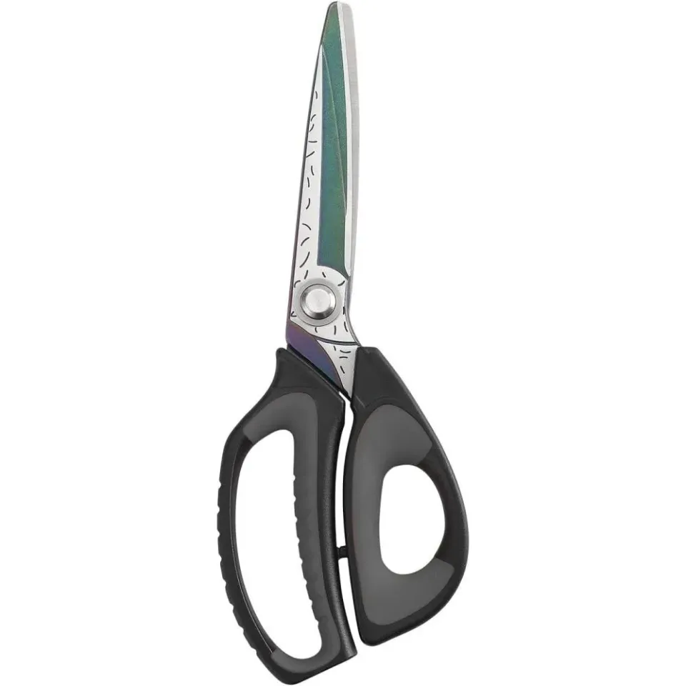 Livingo 10" forbici multiuso titanio nero heavy duty