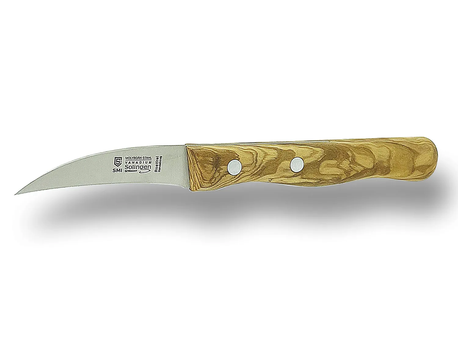 SMI Spelucchino Curvo 6 cm Ulivo Sbuccia Frutta Solingen