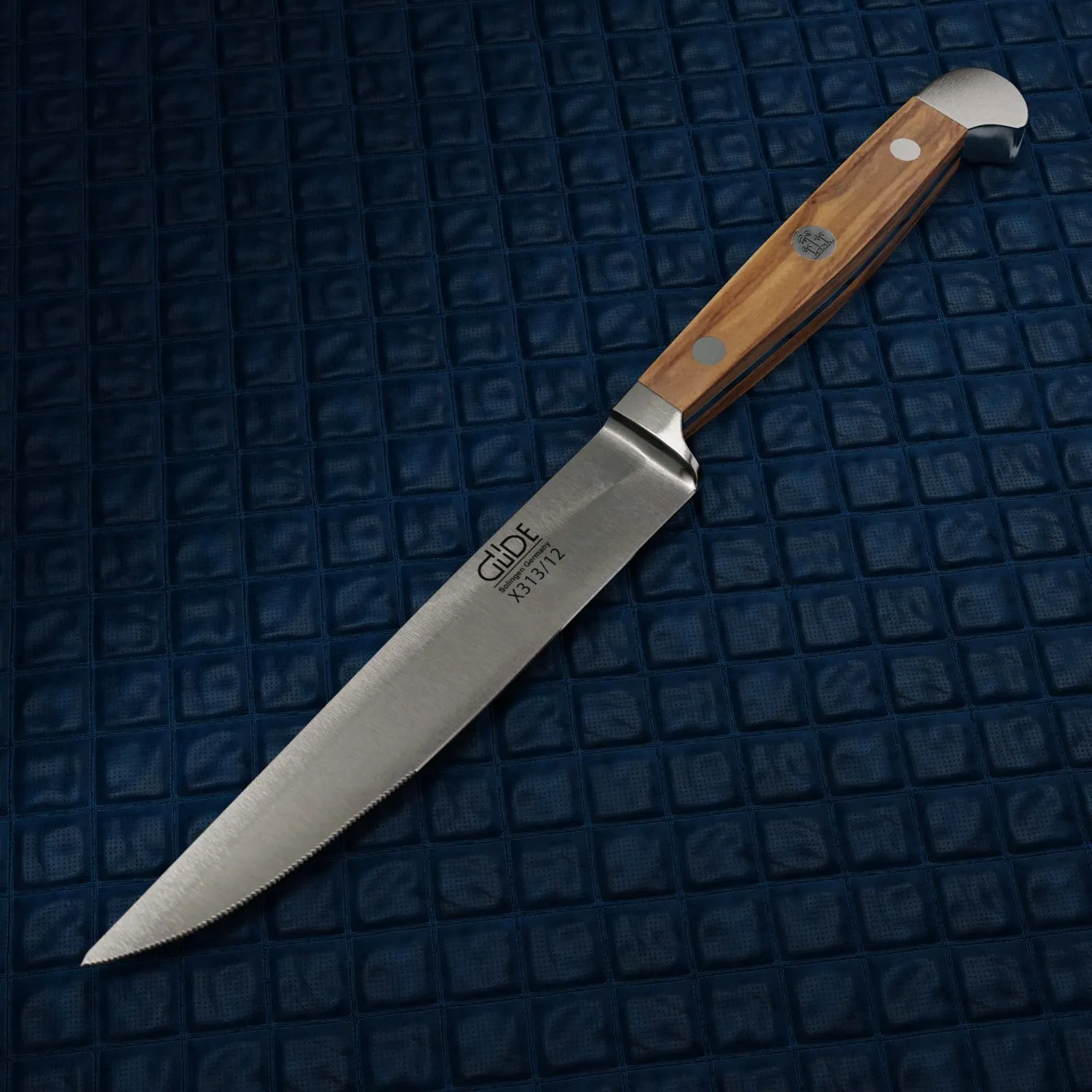 Güde Alpha Olive X313/12 Coltello Bistecca 12 cm Ulivo Forgiato