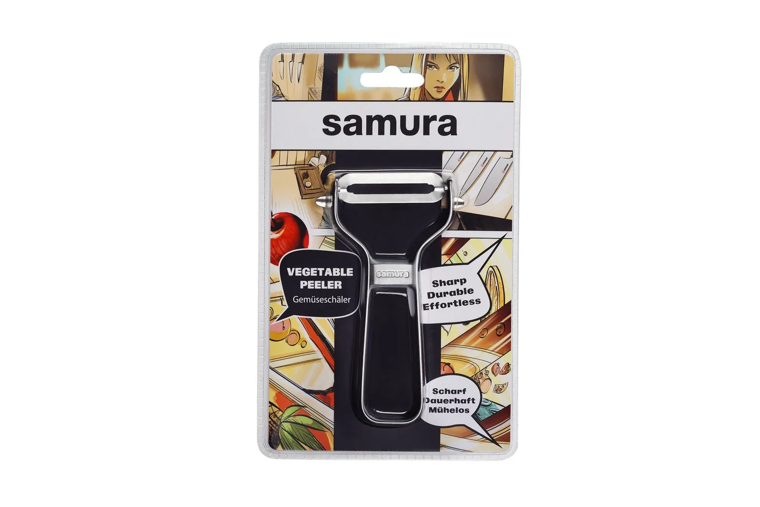 Samura Skinner SVP-01 pelaverdure acciaio lama mobile