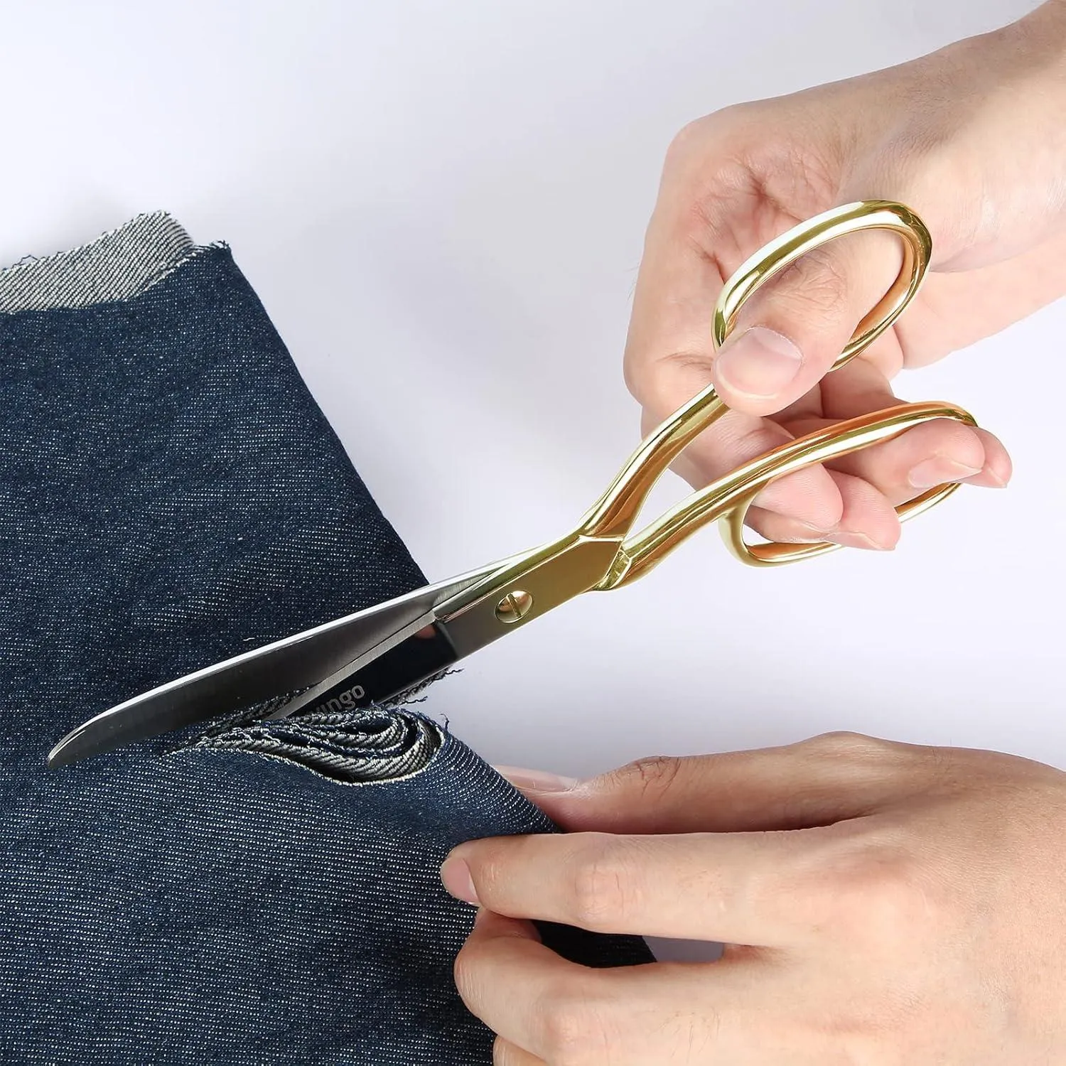 LIVINGO Forbici Sartoria Forgiate 8" Oro Tessuto
