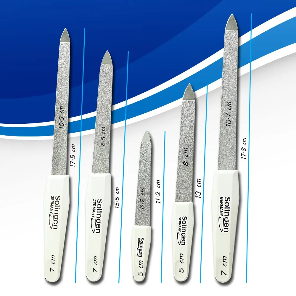 SMI Solingen Set 5 Lime Unghie Zaffiro Doppia Grana