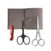 LIVINGO Kit Forbici Baffi Naso Pettine Nero