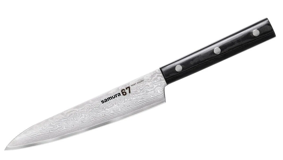 Samura 67 Damascus SD67-0220M set 3 coltelli damasco