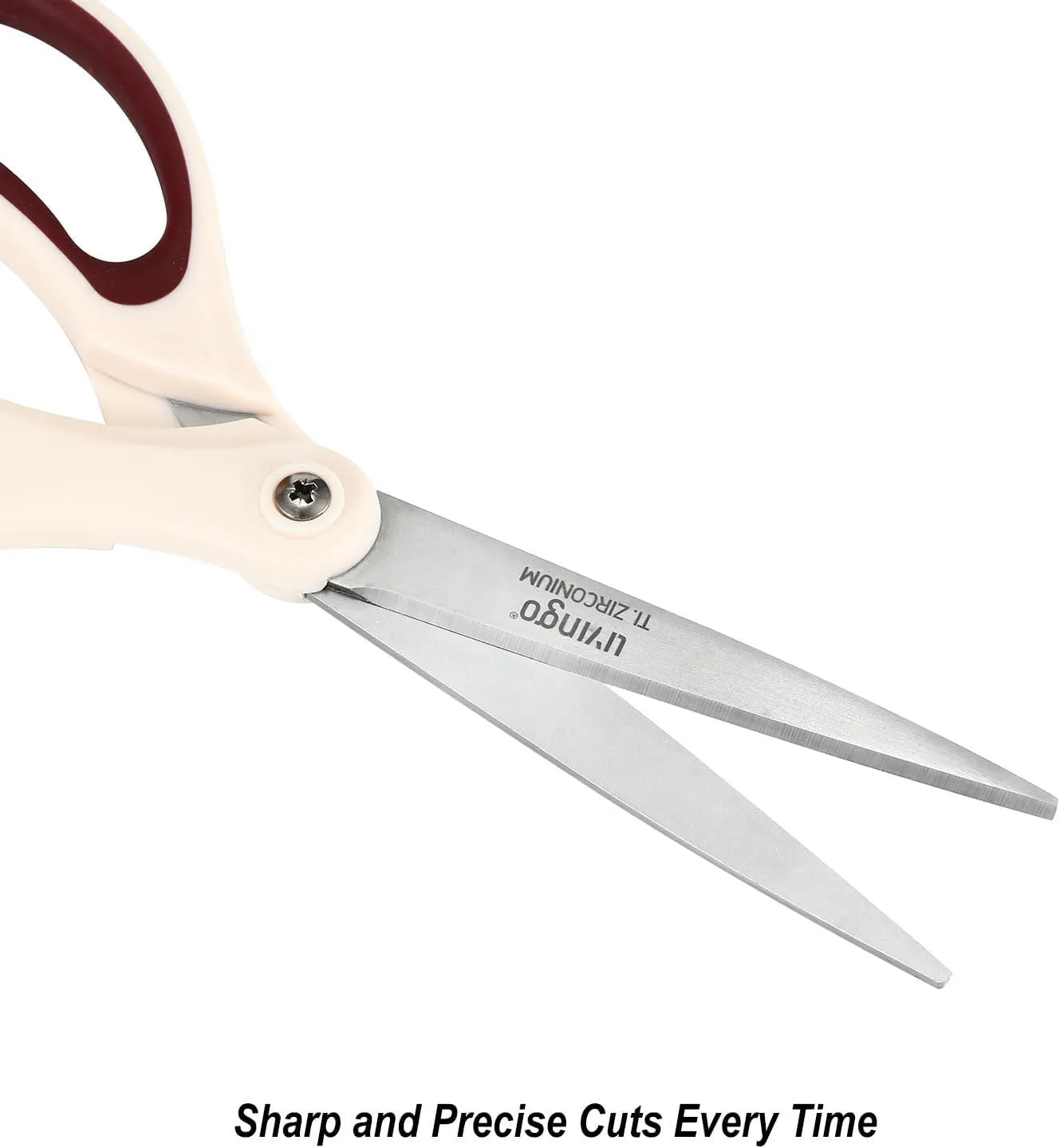 LIVINGO forbici multiuso 8” set 3 pezzi pastello titanio