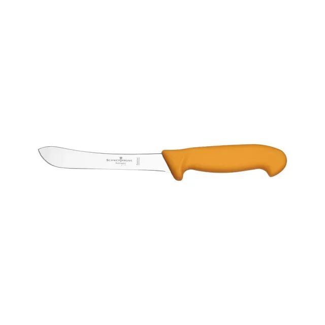 Schwertkrone coltello scannatore bovino 15,5 cm manico giallo