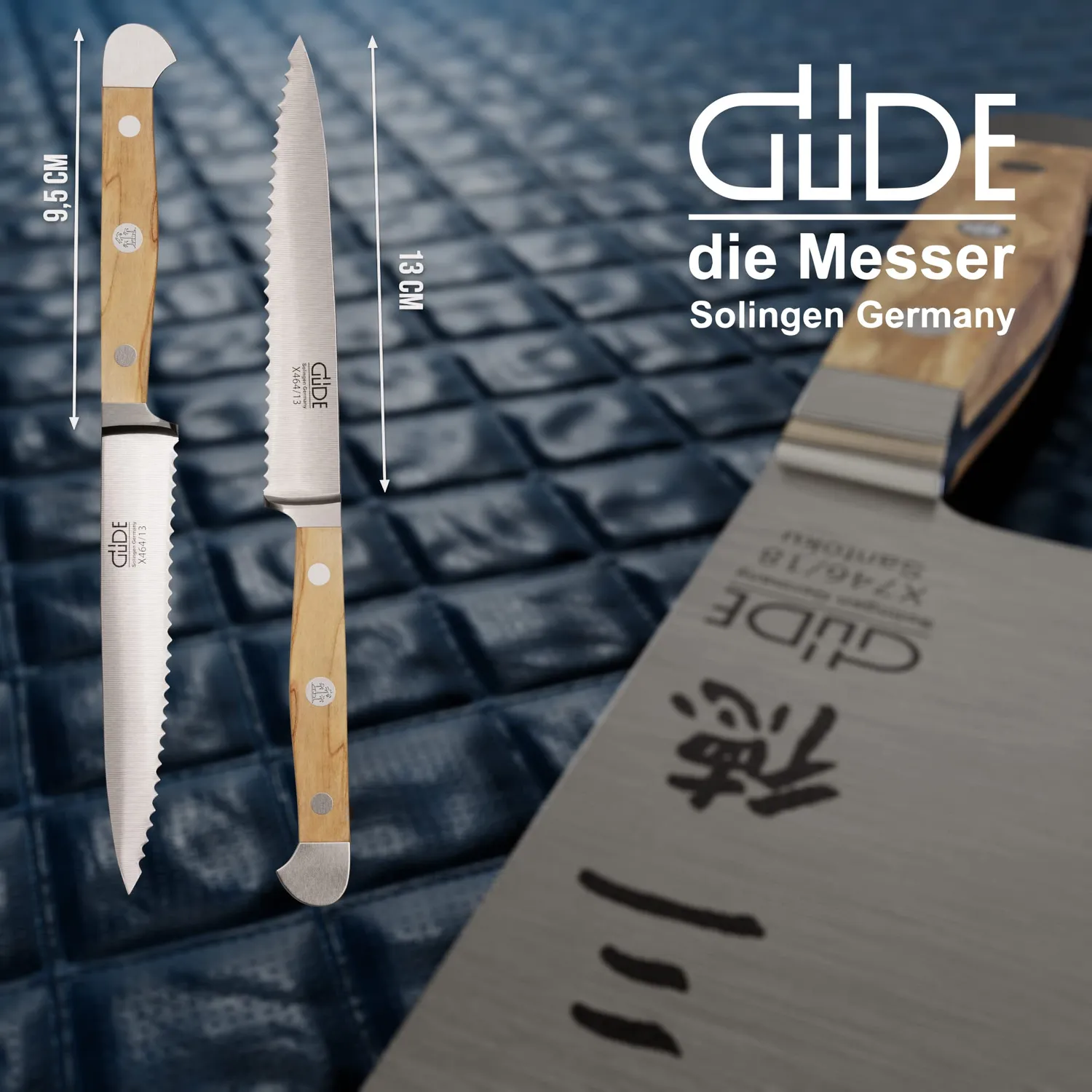 Güde Alpha Olive coltello pomodoro 13 cm ulivo