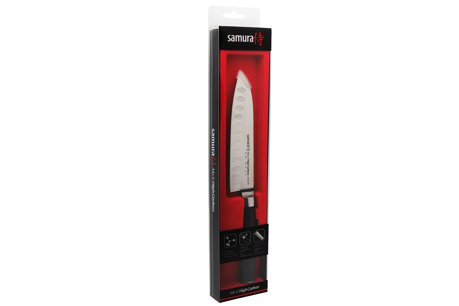 Samura Mo-V SM-0093 santoku 138 mm alveolato AUS-8