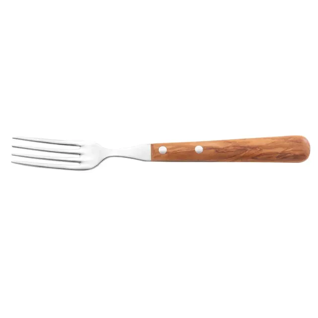 Schwertkrone forchetta menu legno ulivo