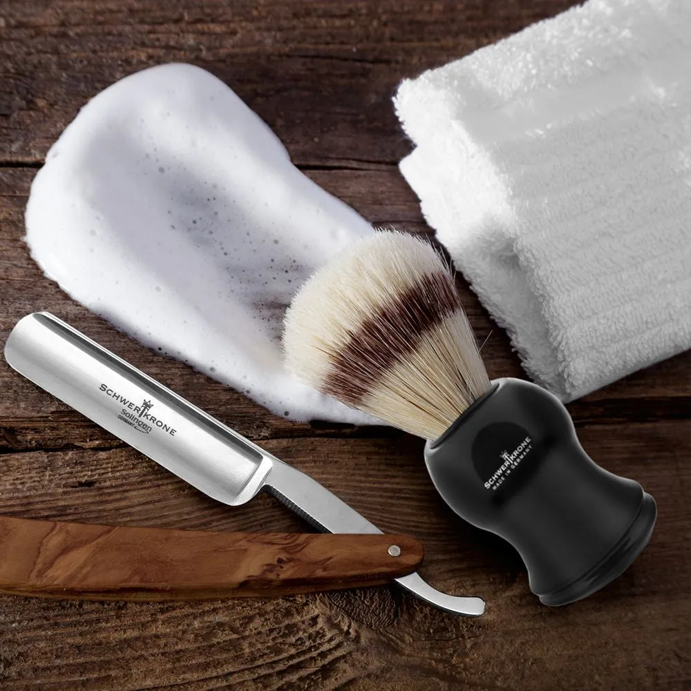 Schwertkrone Premium Rasoio Mano Libera 5/8 Olivo Carbonio